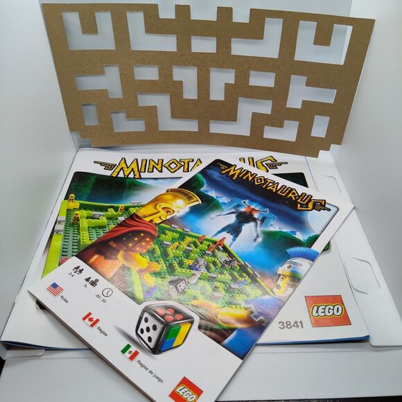LEGO 3841 Minotaurus Game Building Instructions Rules Booklet Template - Picture 1 of 3